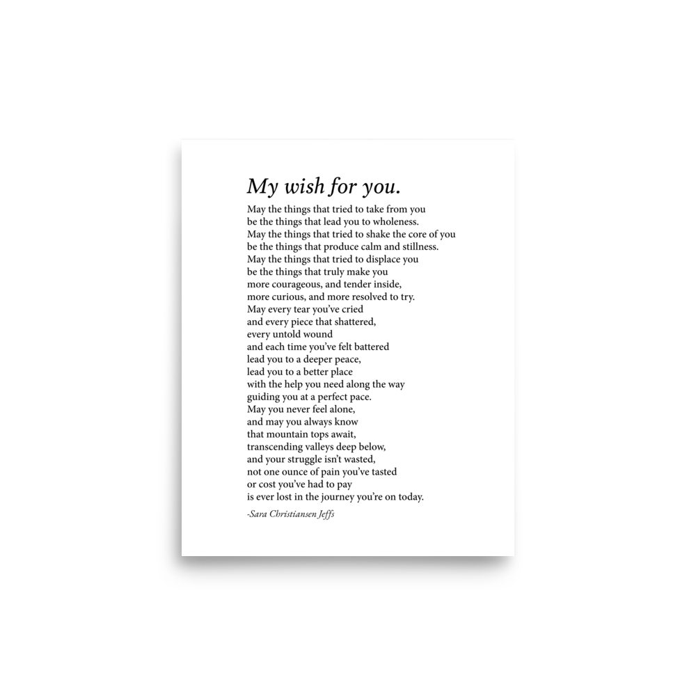My Wish for You - Print