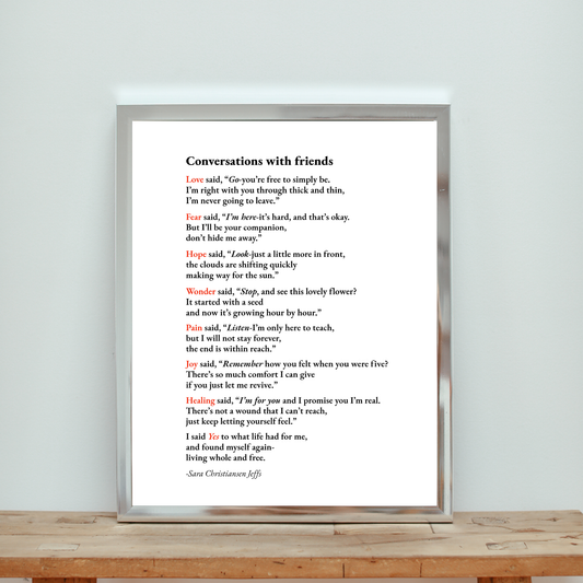 Conversations with Friends - Print