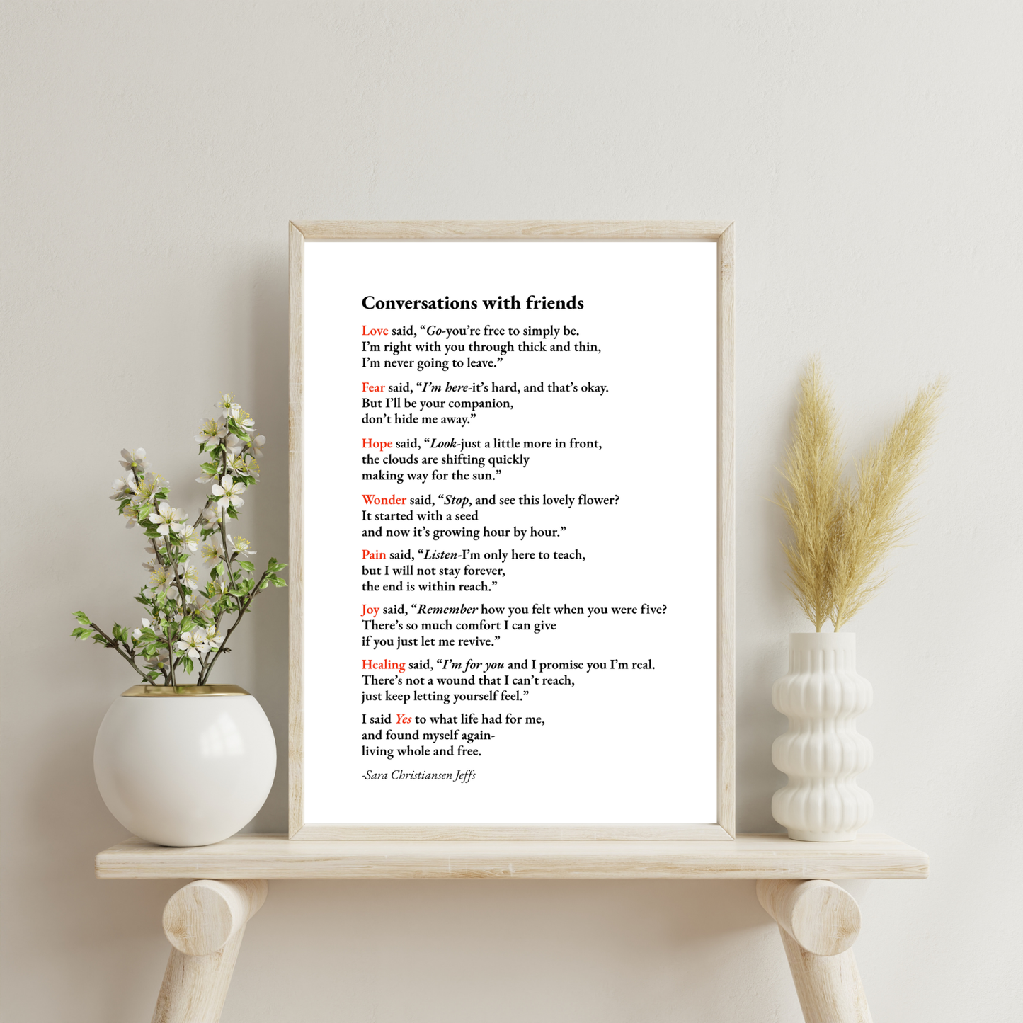 Conversations with Friends - Print