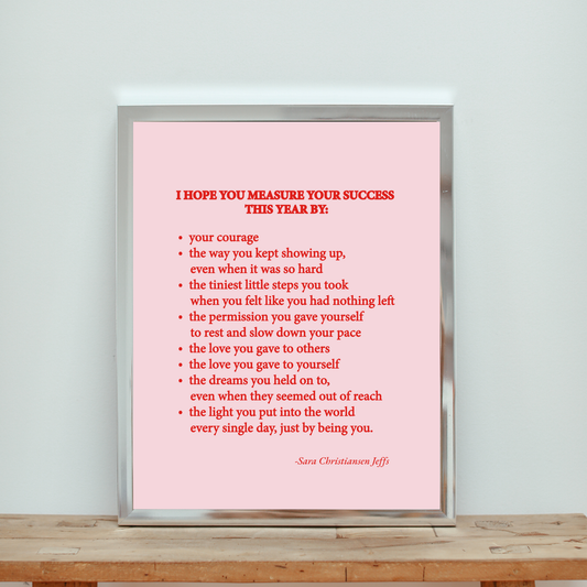 Measure of Success - Print