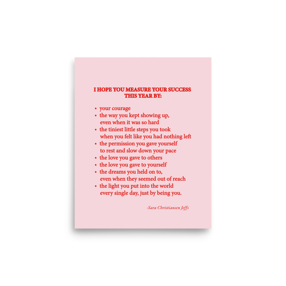 Measure of Success - Print