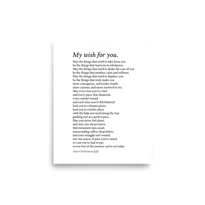 My Wish for You - Print