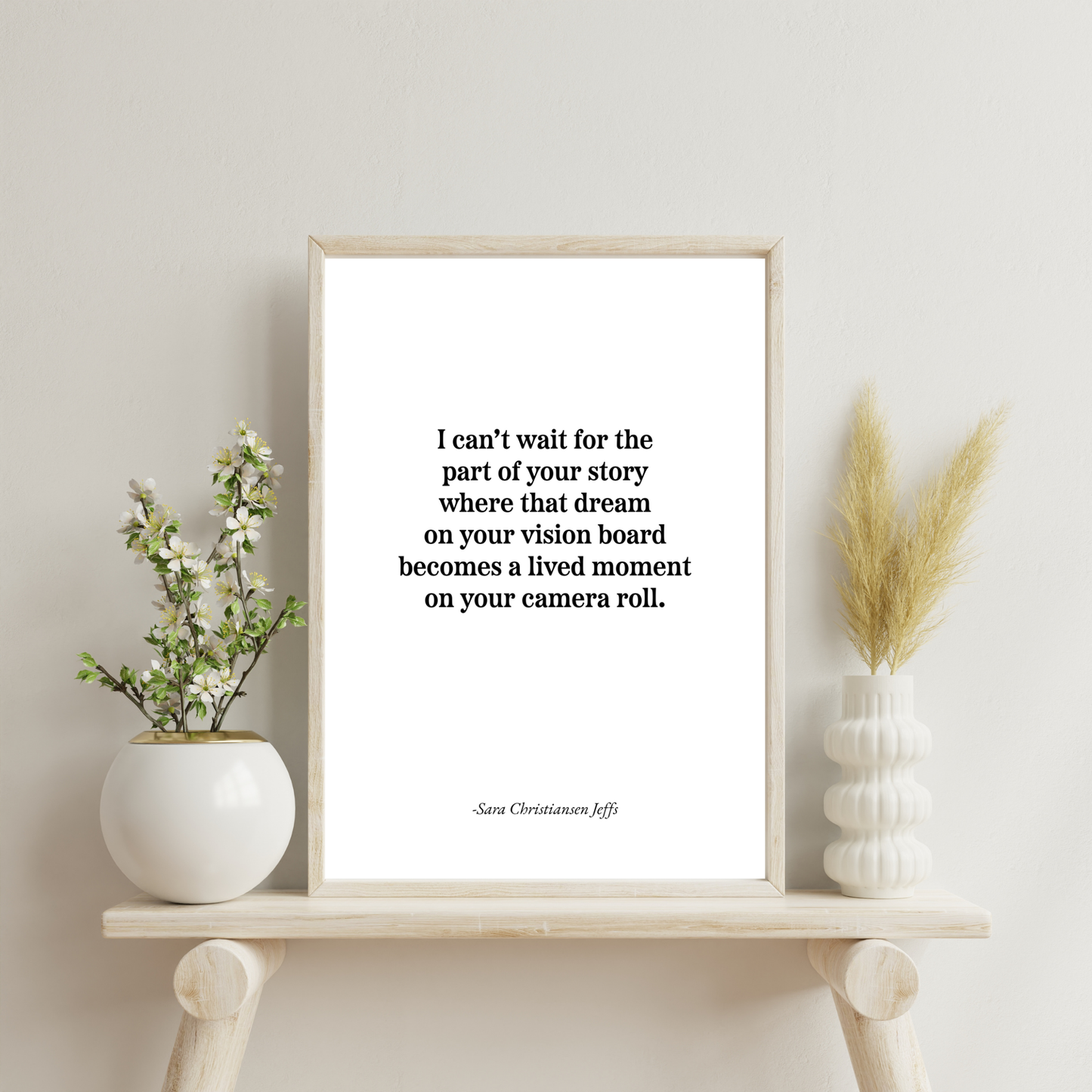 Vision Board of Dreams - Print