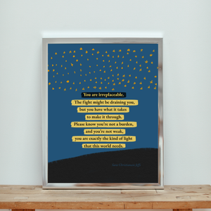 You are Irreplaceable - Print