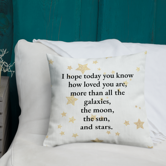 Galaxies - Premium Throw Pillow