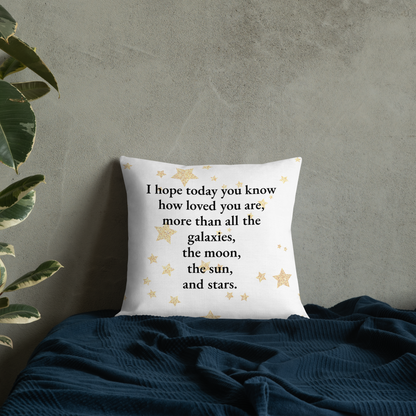 Galaxies - Premium Throw Pillow